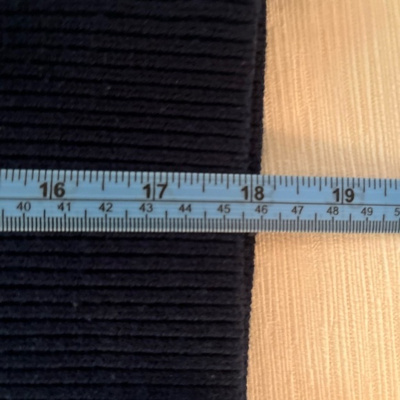 Trina Turk Sweater - Women's Small Navy Blue Green - Zip Turtleneck Pullover - Picture 8 of 12